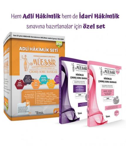 Müessir Adli+İdari Hakimlik Seti 2022