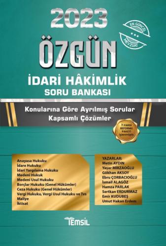 ÖZGÜN İdari Hakimlik Soru Bankası