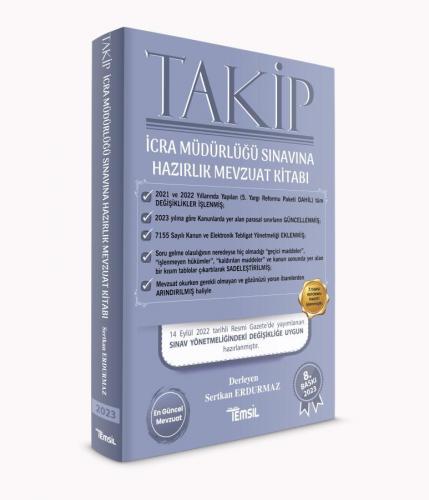 TAKİP İcra Müdürlüğü Sınavlarına Hazırlık Mevzuat Kitabı