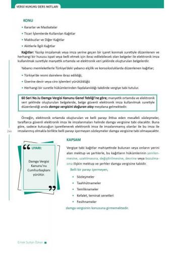 Vergi Hukuku- Vergi Usul Hukuku- Türk Vergi Sistemi